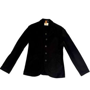 Kardo Derek 100% Cotton Black Jersey Blazer
